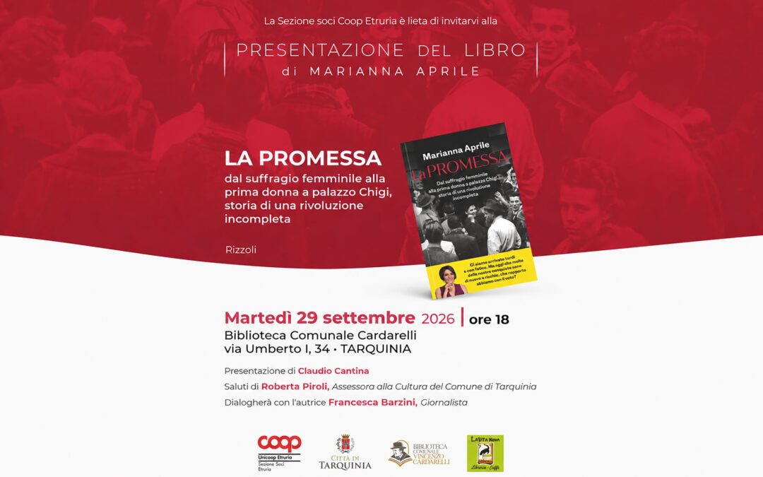 Marianna Aprile presenta La promessa a Tarquinia