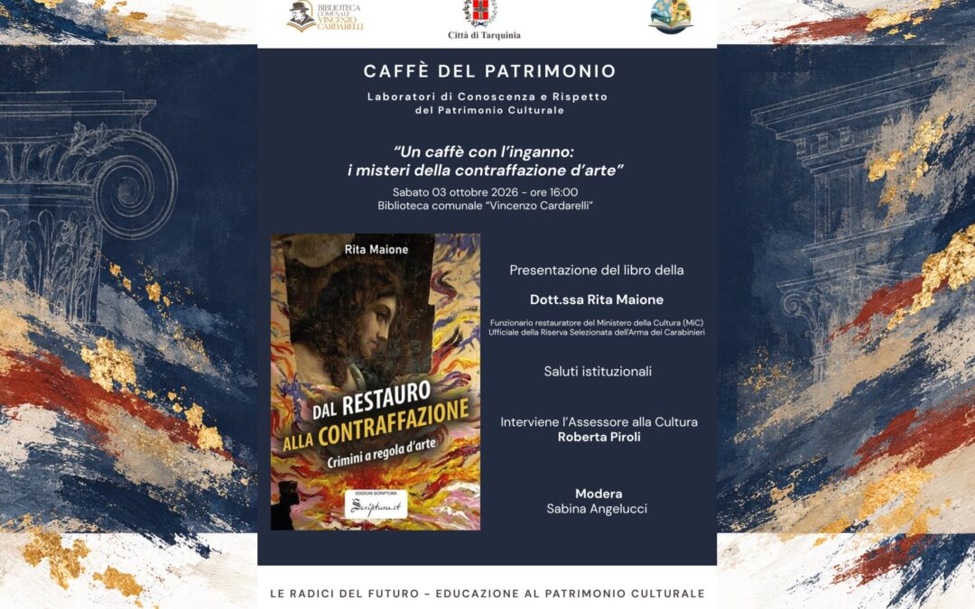 Un caffè con l’inganno: Rita Maione a Tarquinia