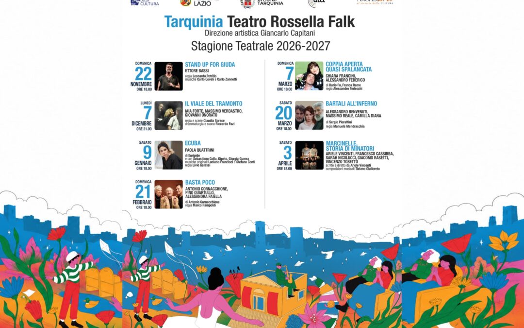 Al via la stagione teatrale 2026-2027